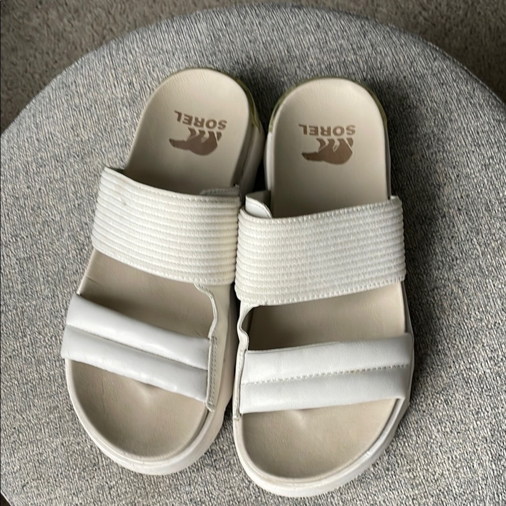 Sorel platform Slide Sandals